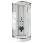 Home deluxe - cabine de douche avec cascade et massage du dos white pearl couleur : blanc, dimension ... Home deluxe - cabine de douche avec cascade et massage du dos white pearl couleur : blanc, dimension ...