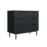 Home deluxe commode nyla - 90 x 80 i buffet, armoire, commode, meuble � tiroirs, moderne, �l�gant, fa�ades ...