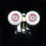 Home deluxe - rouleau de porte double pour cabine de douche de diamtre 4 - 5mm v2 set de 8 pices