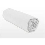 Home linge passion - drap housse uni coton 57 fils blanc 140x190 cm bonnet 25cm Home linge passion - drap housse uni coton 57 fils blanc 140x190 cm bonnet 25cm