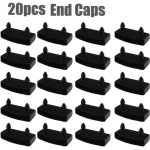Home and living, lot de 20 supports de sommier � lattes 54 mm x 9 mm support lat�ral interne noir accessoires ...