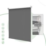 Homedemo store enrouleur occultant isolant thermique opaque, rideau occultant, fixation avec ou sans ...