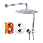Colonne de douche thermostatique  encastrer systme de douche encastrable grande douche de tte kit ...