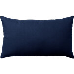 Coussin 30 x 50 cm lola 100% coton coloris bleu marine
