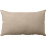 Coussin 30 x 50 cm lola 100% coton coloris naturel