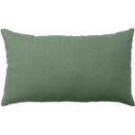 Coussin 30 x 50 cm lola 100% coton coloris vert argile