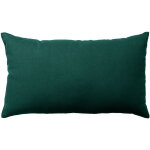 Coussin 30 x 50 cm lola 100% coton coloris vert fonce