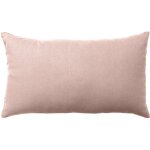 Coussin 30 x 50 cm lola 100% coton coloris vieux rose