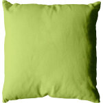 Coussin d�houssable 60 x 60 cm lola 100% coton coloris anis