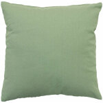 Homemaison - coussin dhoussable 60x60 cm lola 100% coton coloris vert argile