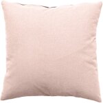 Coussin uni effet bachette dhoussable - 60 x 60 cm