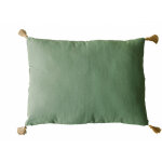 Coussin à pompons non déhoussable 50x70 pao - pao coloris argile Coussin à pompons non déhoussable 50x70 pao - pao coloris argile