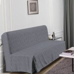 Housse de clic clac fixation par nouettes noir 200x140 cm Housse de clic clac fixation par nouettes noir 200x140 cm