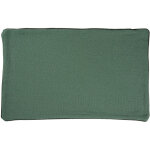 Housse de coussin en coton et chanvre vert 30x50 cm Housse de coussin en coton et chanvre vert 30x50 cm
