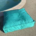 Homemaison - housse de coussin de sol extrieure turquoise 71x71x15 cm