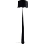 Homemaison - lampadaire design, lampadaire design totem ls noir en metal, aluminor