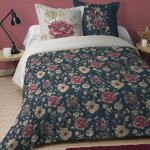 Homemaison - parure de lit flore 220 x 240 cm