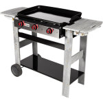 Somagic - plancha gaz 3 brleurs san sebastian - 61 x 38, 5 cm - 8 kw