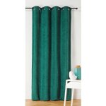 Homemaison - rideau alaska isolant et 100 % occultant vert emeraude 140x260 cm