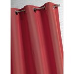 Homemaison - rideau d'ameublement uni ext�rieur rouge orang� 140x260 cm