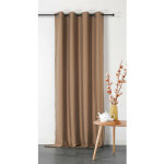 Homemaison - rideau double natte non feu m1 - 135x240cm - taupe Homemaison - rideau double natte non feu m1 - 135x240cm - taupe