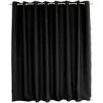 Homemaison - rideau occultant noir grande largeur 300x240cm - 300x240cm - noir