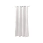 Homemaison - rideau  oeillets 135 x 240 cm lola 100% coton coloris blanc
