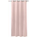 Homemaison - rideau à oeillets 135 x 240 cm lola 100% coton coloris vieux rose Homemaison - rideau à oeillets 135 x 240 cm lola 100% coton coloris vieux rose