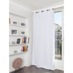 Homemaison - rideau phonique occultant et thermique 'moondream' blanc 145x180 cm Homemaison - rideau phonique occultant et thermique 'moondream' blanc 145x180 cm