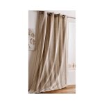 Linder - rideau  rayures verticales en coton ficelle 145x265 cm