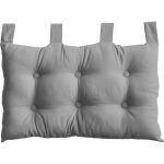Tte de lit 70 x 45 cm lola 100% coton coloris gris