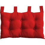 Tte de lit 70 x 45 cm lola 100% coton coloris rouge