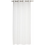 Voilage filet � oeillets 140 x 240 cm jelly coloris blanc