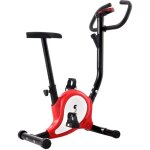 Homemiyn - vlo d'appartement avec rsistance  courroie rouge - the living store - rouge