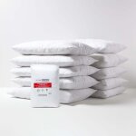 Lot de 10 protge oreillers en polycoton 50 x 75 cm - homescapes