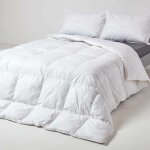 Homescapes - couette chaude 200 x 200 cm en duvet et plumes d'oie 13, 5 tog
