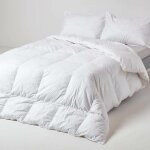 Homescapes couette hiver 135 x 200 cm en duvet et en plumes de canard 13. 5 tog