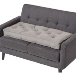 Coussin rehausseur pour canap en coton, gris ardoise - homescapes