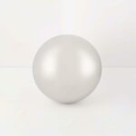 D�coration de jardin boule en inox, 9. 8 cm - homescapes