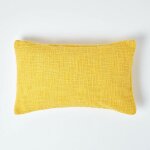 Housse de coussin jaune nirvana 30 x 50 cm - homescapes
