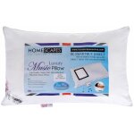 Homescapes oreiller musical synthtique microfibre confort souple / moyen blanc 50 x 75 cm