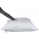 Homescapes - oreiller en plumes et duvet d'oie 80 x 80 cm