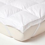 Homescapes ? surmatelas en plumes d'oies 140 x 190 cm ? �paisseur 7 cm ? enveloppe 100% coton ? garnissage ...