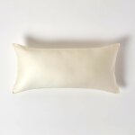 Taie d'oreiller en coton bio crme 400 fils 40 x 80 cm - homescapes