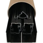 Homewell - kit de quincaillerie styldoor en aluminium pour placard coulissant h2. 5m x l2m, 2 vantaux, ...