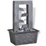 Hommoo - fimei fontaine d'intérieur avec lumière led poly - résine Hommoo - fimei fontaine d'intérieur avec lumière led poly - résine