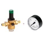 Honeywell - régulateur de pression, avec raccords, 1 pouce, avec manomètre 0 - 10 bar Honeywell - régulateur de pression, avec raccords, 1 pouce, avec manomètre 0 - 10 bar