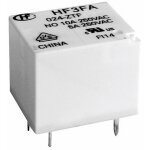 Hf3fa / 005 - ztf relais pour circuits imprims 5 v / dc 10 a 1 inverseur (rt) 1 pc(s) s74310 - hongfa ...