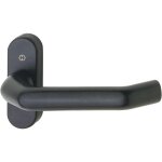 Hoppe - paire de b�quille sur rosace pour menuiserie m�tallique noir 521760