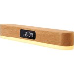 Horloge lumineuse avec tlcommande, petite veilleuse, lampe de chevet, applique murale magntique pour ...